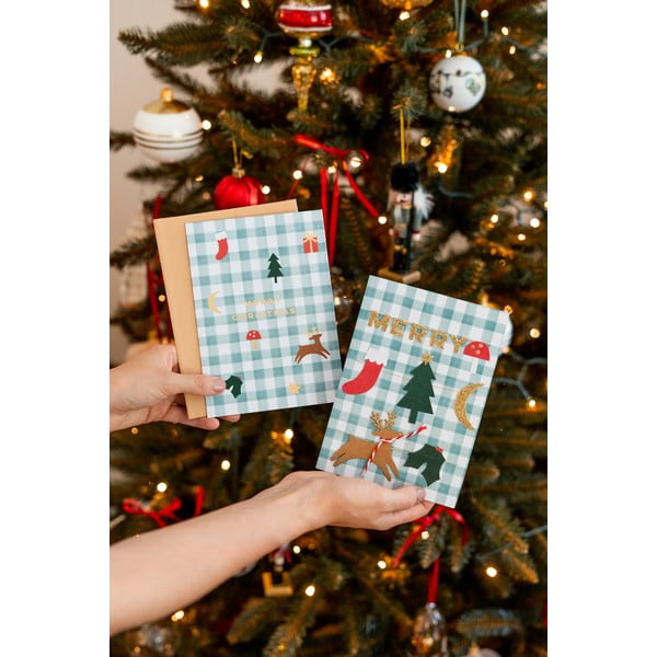 Коледна картичка Merry Christmas - Meri Meri-image-1