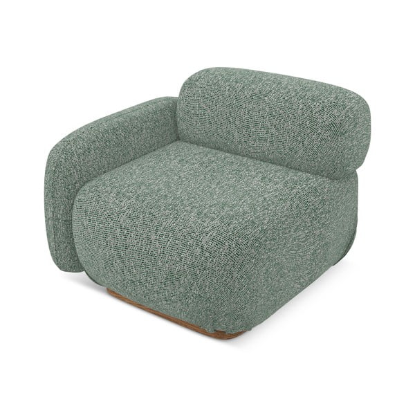 Светлозелен модул за диван (ляв ъгъл) Ailani – Makamii-image-2