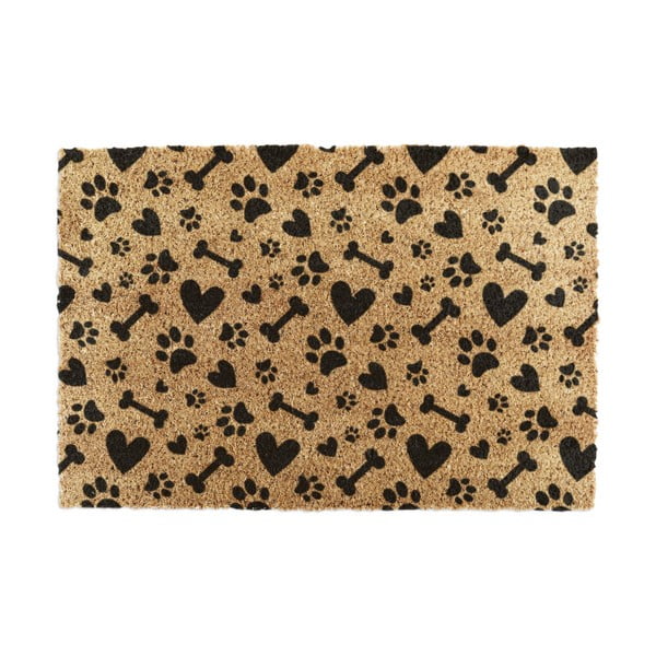 Изтривалка от кокосови влакна 60x90 cm Paws and Bones – Artsy Doormats