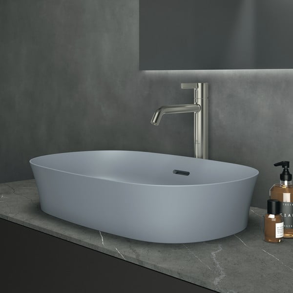 Светлосиня керамична мивка 60x38 cm Ipalyss – Ideal Standard-image-1