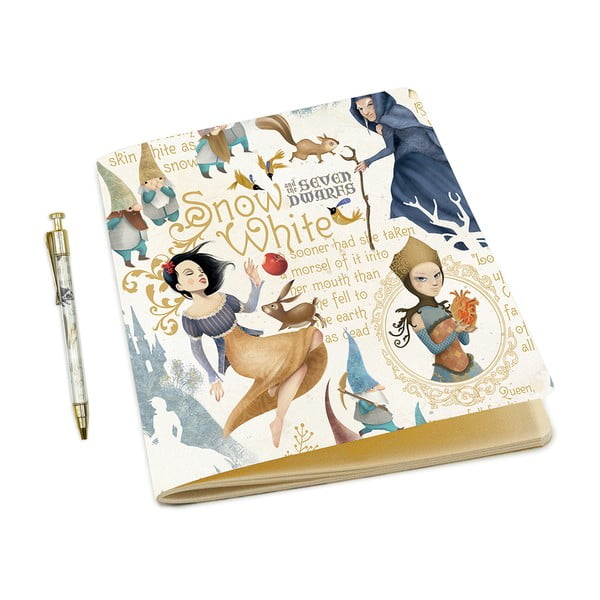 Тетрадка с химикалка 64 страници формат A5 Snow White - Kartos