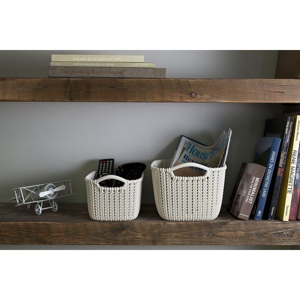 Бяла кошница за съхранение , 3 л Knit - Curver-image-1