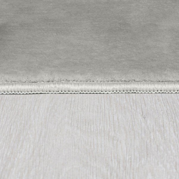 Светлосив кръгъл килим 133x133 cm - Flair Rugs-image-4