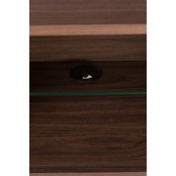 Кафяв скрин с чекмеджета и плъзгащи се врати Barbier - Zuiver-image-3