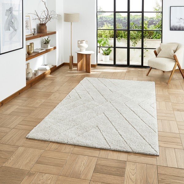 Светлосив килим 160x230 cm Ideal Shaggy – Think Rugs-image-1