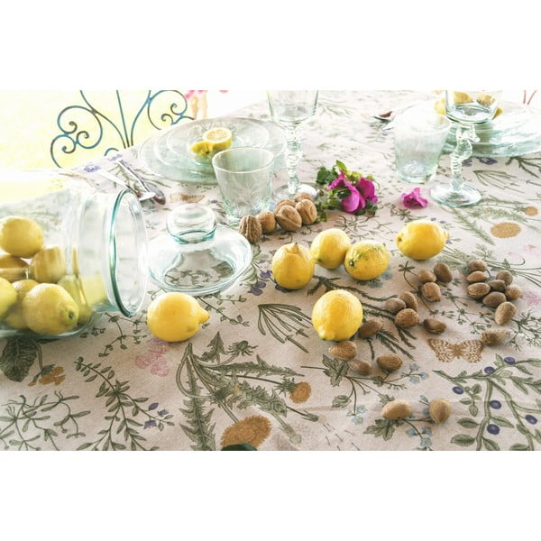 Покривка за маса с ленено платно , 140 x 140 cm Botanic Herbs - Surdic-image-1