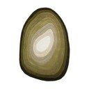 Зелен ръчно изработен вълнен килим 200x290 cm Puddle Ombre  – Flair Rugs