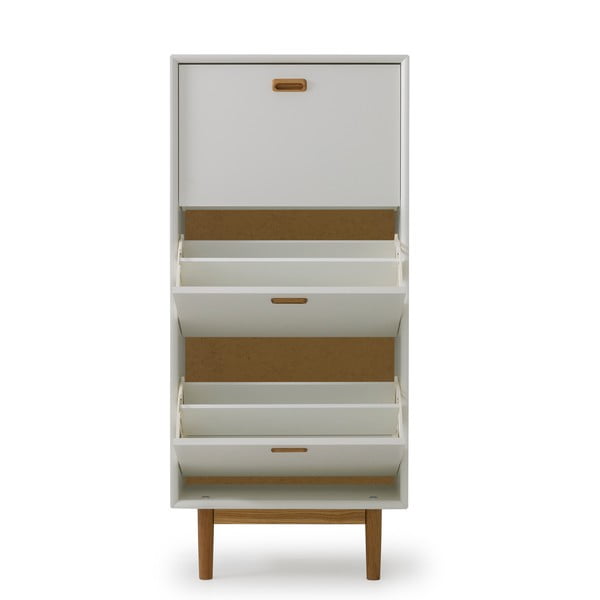 Бяла накланяща се стойка за обувки Svea – Tenzo-image-3