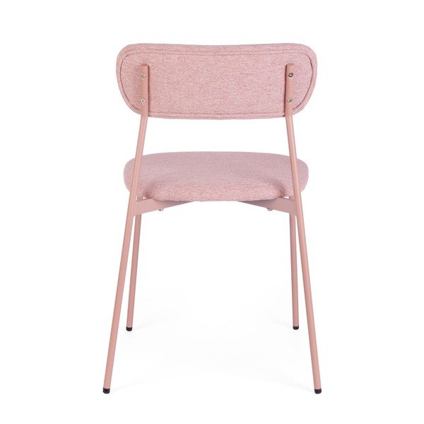 Розов тапициран трапезен стол Inka – Yes Everyday-image-4