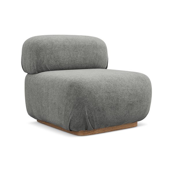 Сив модул за диван от букле Ailani – Makamii-image-2