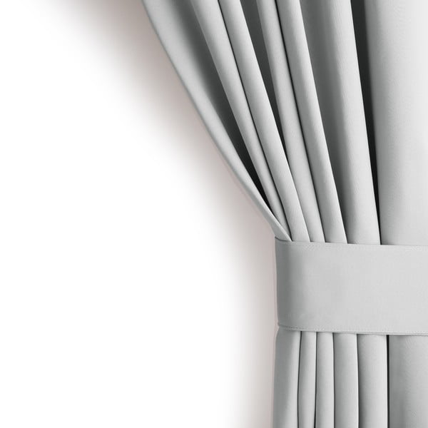 Светлосиво затъмняващо перде 140x245 cm Kierra – Restilo-image-4