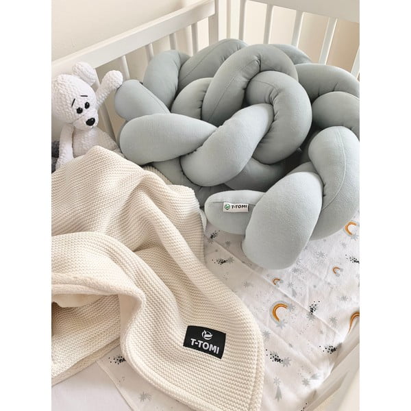 Мантия от сиво памучно трико, дължина 180 cm - T-TOMI-image-1