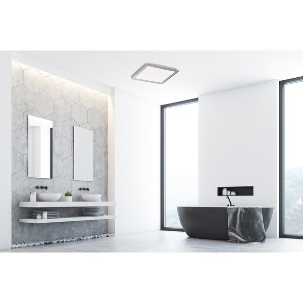 Сиво LED осветление за таван 30x30 cm Gotland - Fischer & Honsel-image-3