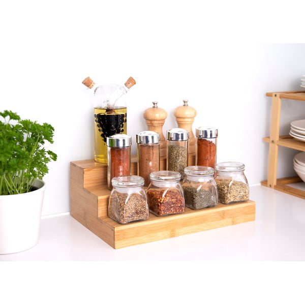 Бамбуков органайзер за подправки Copco - Kitchen Craft-image-2