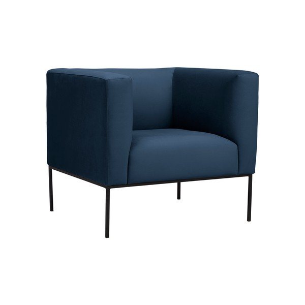 Tmavě modré křeslo Windsor & Co Sofas Neptune-image-1