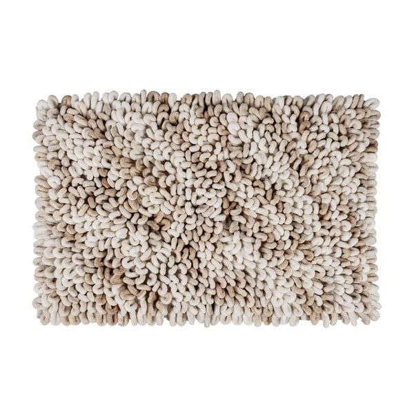 Бежов текстилен килим за баня 60x90 cm Lerici – Wenko