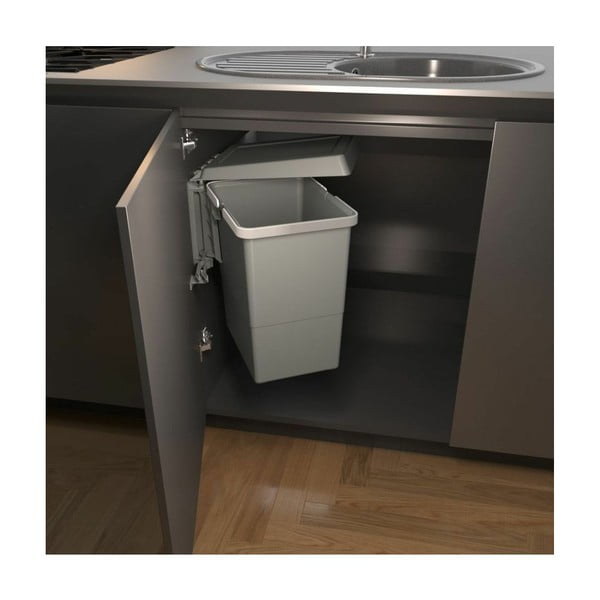 Вграден пластмасов контейнер за отпадъци 18 л Swing 2.0 - Elletipi-image-4