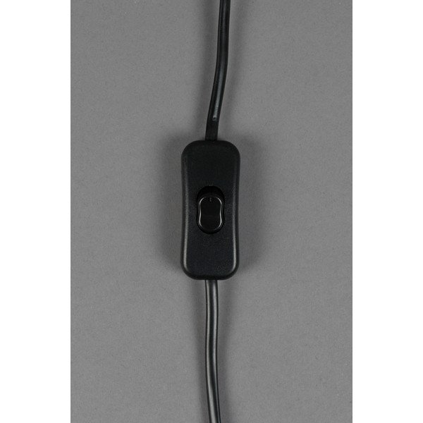 Кафяво-кремава настолна лампа с текстилен абажур (височина 90 cm) Cath – Dutchbone-image-3