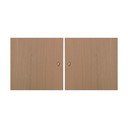 Врата от дъб за модулна система от рафтове 2 бр. 32x33 cm Mistral Kubus - Hammel Furniture