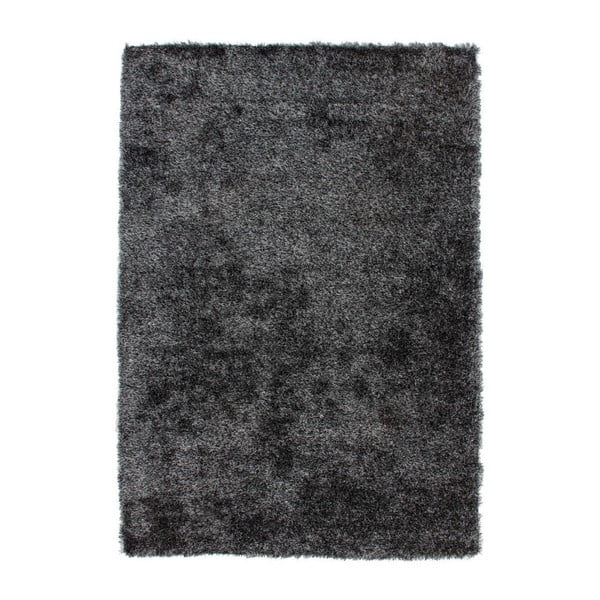 Antracitový ručně tkaný koberec Kayoom Crystal 350 Anthrazit, 120 x 170 cm