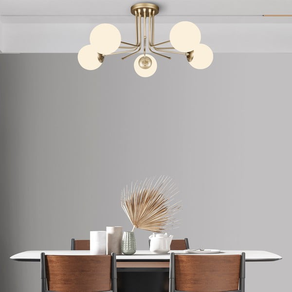 Таванна лампа в златист цвят, височина 34 cm Star - Squid Lighting-image-3