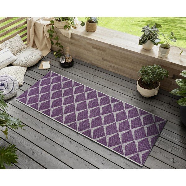 Лилав и бежов мокет за открито , 70 x 300 cm Escala - NORTHRUGS-image-1