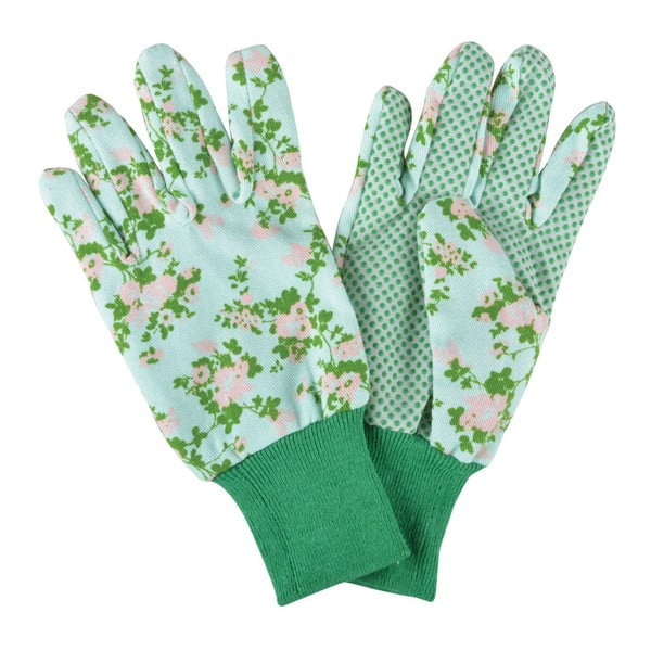 Modré zahradní rukavice Esschert Design Plague Rose
