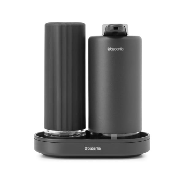 Сива пластмасова стойка за препарати SinkStyle – Brabantia-image-3