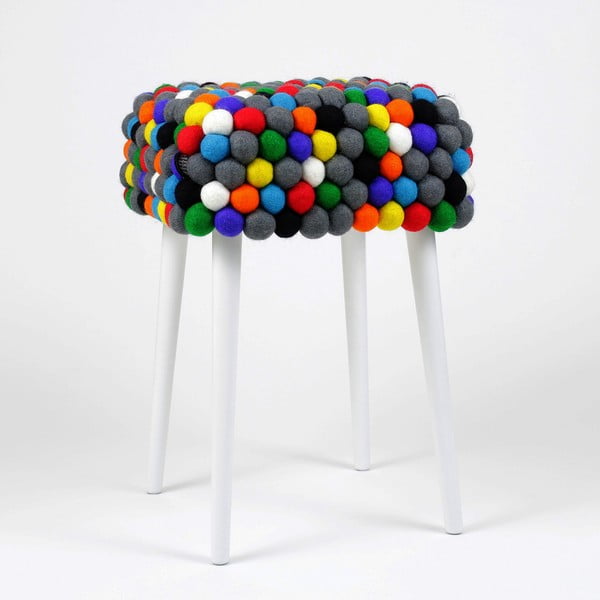 Ručně vyrobená kuličková stolička Ikra