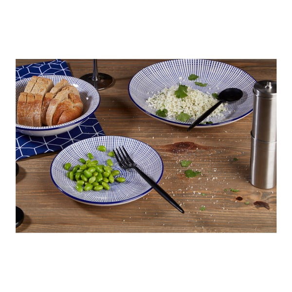 Комплект от 12 части от керамични чинии Maya - Premier Housewares-image-3