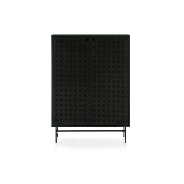 Черно-зелен шкаф 93x130 cm Punto - Teulat