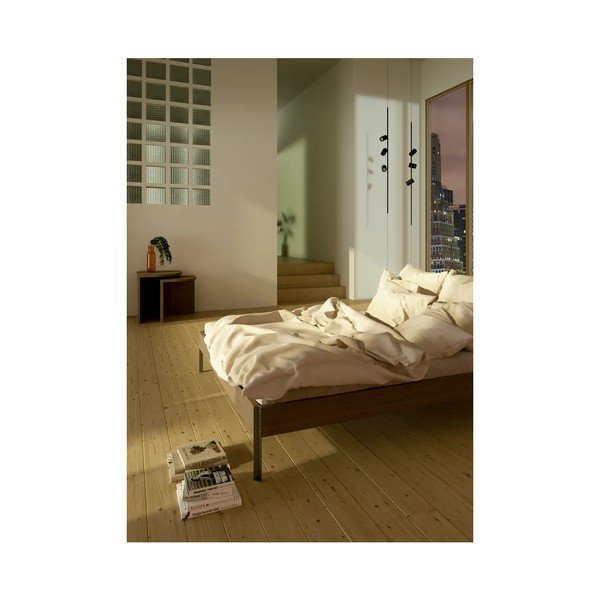 Двойно легло 180x200 cm от масивен бор без табла с включена подматрачна рамка в естествен цвят Core – Karup Design-image-4