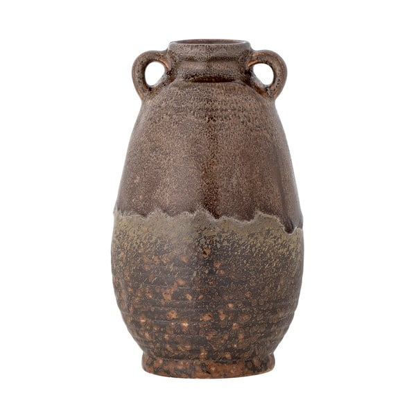 Кафява ръчно изработена керамична ваза Reina - Bloomingville