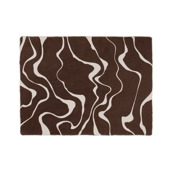 Кафяво/кремаво одеяло 150x200 cm Felu – noo.ma