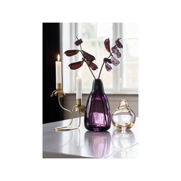 Стъклена ваза Bloed, височина 12 cm - A Simple Mess-image-4