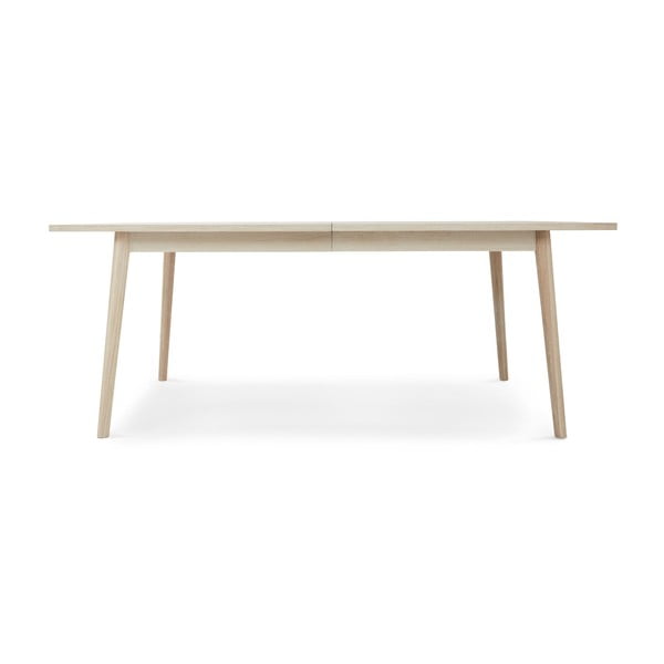 Сгъваема трапезна маса с дъбов плот в естествен цвят 100x200 cm Nyborg – Furnhouse-image-1