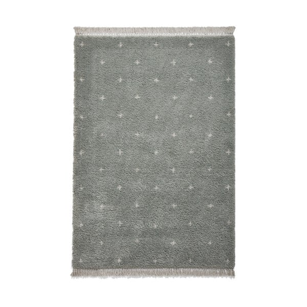 Ментовозелен килим Точки, 160 x 220 cm Boho - Think Rugs