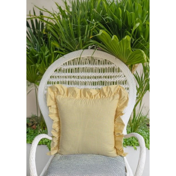 Памучна калъфка за възглавница 45x45 cm Ruffled – Mila Home-image-1