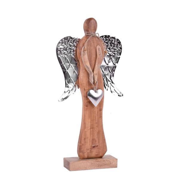 Коледна дървена украса във формата на ангел Ego decor, височина 40 см - Ego Dekor