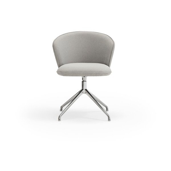 Светлосиви тапицирани трапезни столове в комплект 2 бр. Add – Teulat-image-1