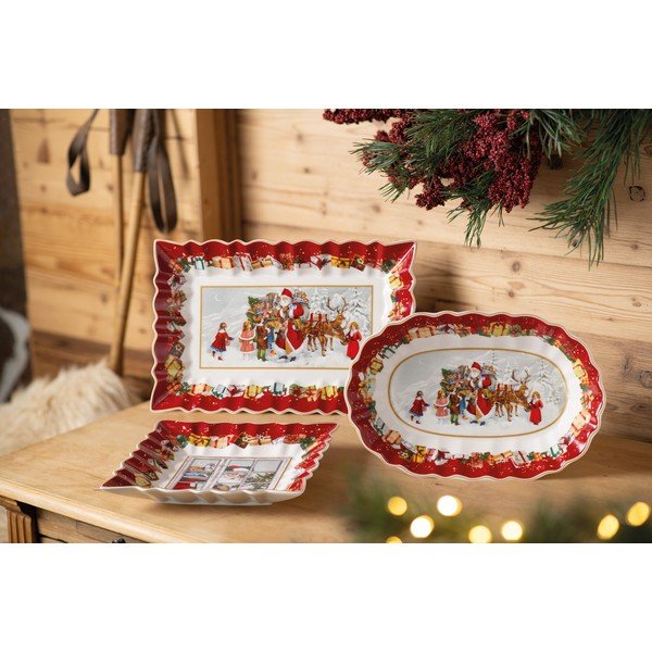 Порцеланова чиния за сервиране с коледен мотив Villeroy & Boch, 30 x 19,8 cm - Villeroy&Boch-image-3