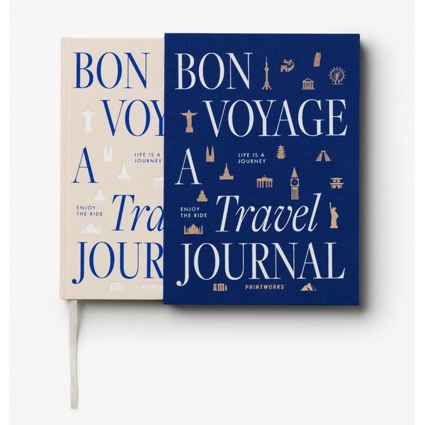 Тетрадка 104 стр. Bon Voyage Travel Journal – Printworks