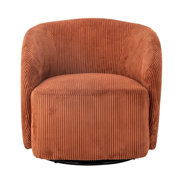 Оранжево кресло от рипсено кадифе Pradi – Bloomingville-image-2