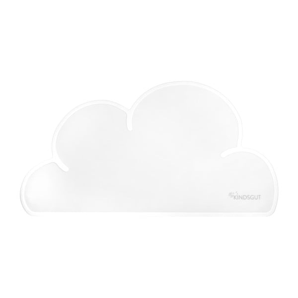 Бяла силиконова подложка Cloud, 49 x 27 cm - Kindsgut