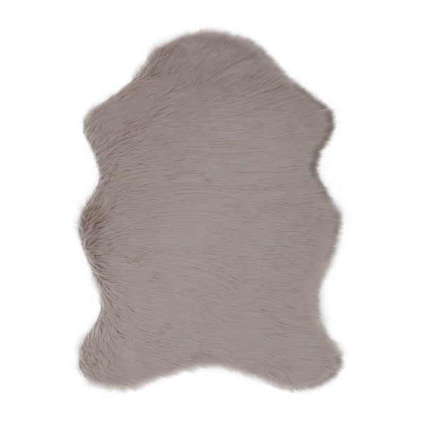 Сив килим от изкуствена кожа Pelus Grey, 150 x 200 cm - Unknown
