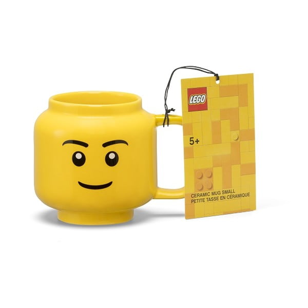 Жълта керамична бебешка чаша 255 ml Head - LEGO®-image-3