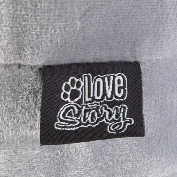 Сиво легло за котка тип палатка 38x35 cm – Love Story-image-2