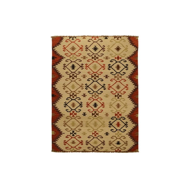 Vlněný koberec Kilim no. 146, 140x200 cm