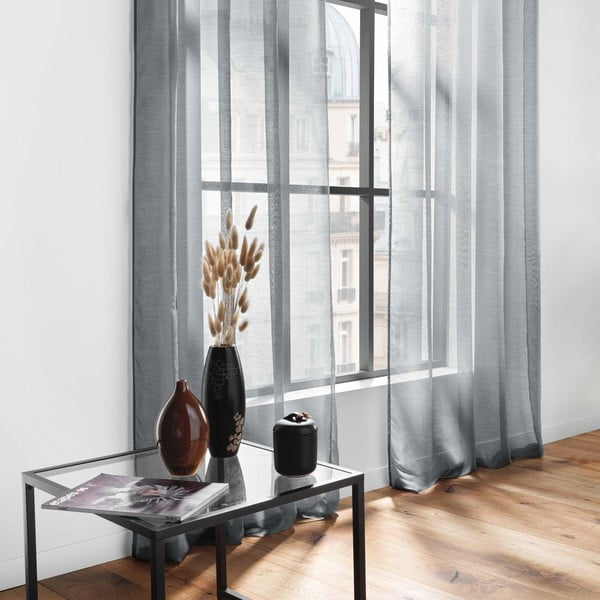 Сива завеса 140x240 cm Lissea – douceur d'intérieur-image-3