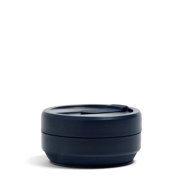 Синя сгъваема чаша за пътуване Denim, 470 ml Biggie - Stojo-image-1